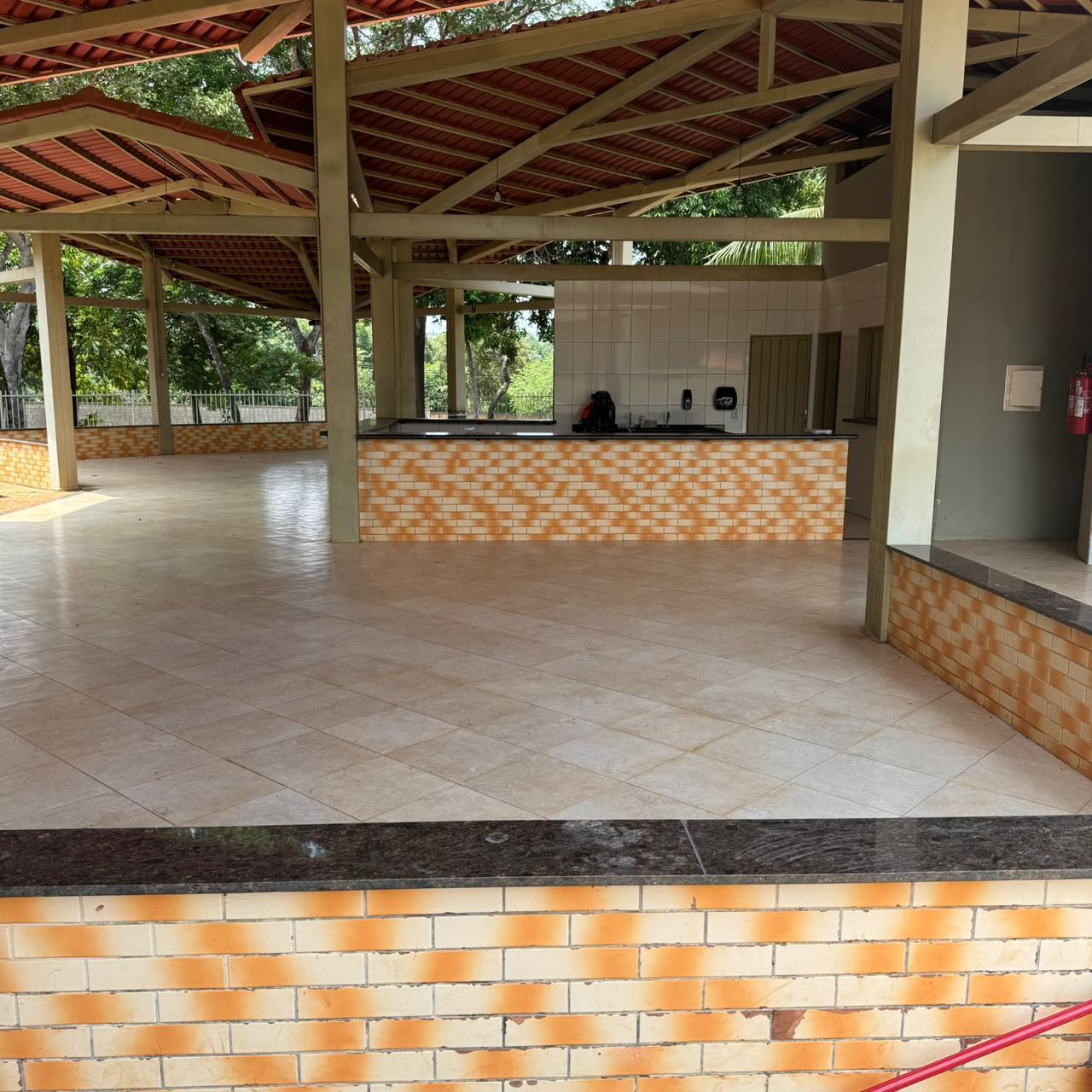 Estrutura do bar do Clube Liberty